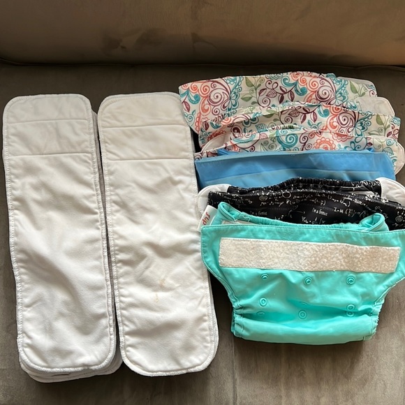 BumGenius Other Bum Genius Flip Diaper Bundle 6 Covers 2 Inserts